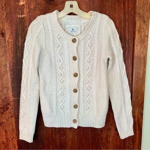 Aerie Ivory Button-Up Cardigan